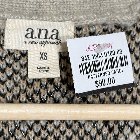 *NWT* A.N.A Womens Long Sleeve Open Front Cardigan - Picture 9 of 10